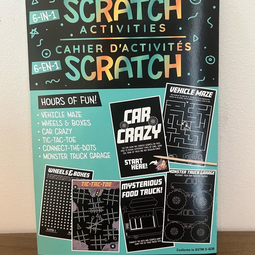 Scratch Activity Sheets Brand New